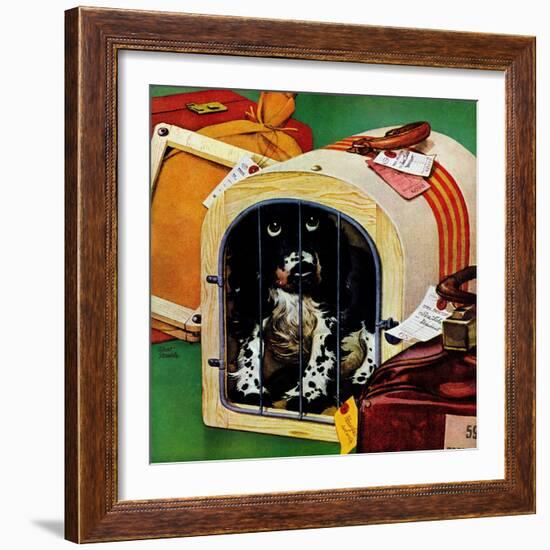 "Traveling Butch," July 15, 1944-Albert Staehle-Framed Giclee Print