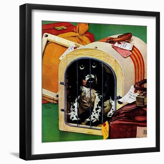 "Traveling Butch," July 15, 1944-Albert Staehle-Framed Giclee Print