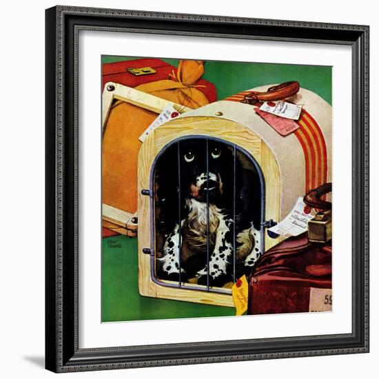 "Traveling Butch," July 15, 1944-Albert Staehle-Framed Giclee Print