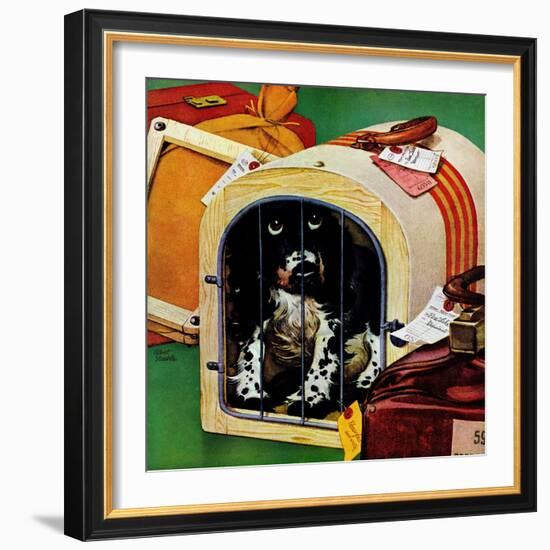 "Traveling Butch," July 15, 1944-Albert Staehle-Framed Giclee Print