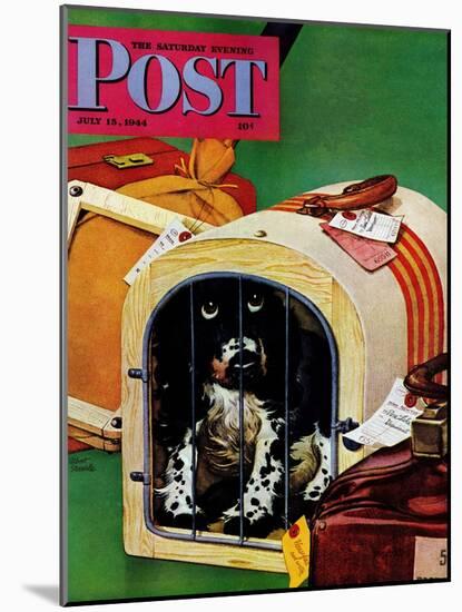 "Traveling Butch," Saturday Evening Post Cover, July 15, 1944-Albert Staehle-Mounted Giclee Print