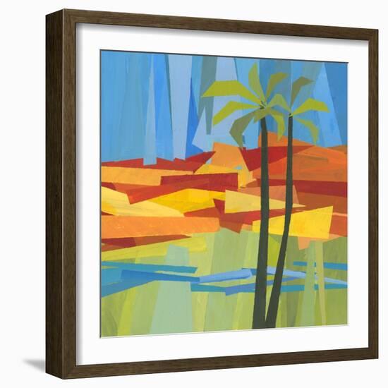 Traveling Tropical 2-Jan Weiss-Framed Art Print