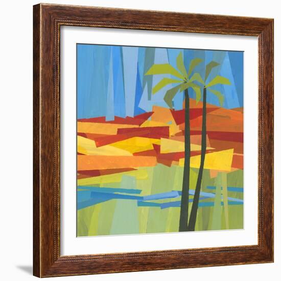 Traveling Tropical 2-Jan Weiss-Framed Art Print