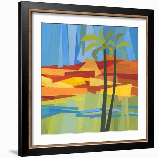 Traveling Tropical 2-Jan Weiss-Framed Art Print