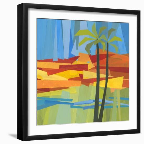 Traveling Tropical 2-Jan Weiss-Framed Art Print