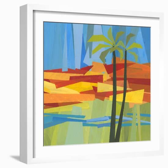 Traveling Tropical 2-Jan Weiss-Framed Art Print