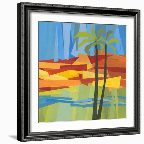 Traveling Tropical 2-Jan Weiss-Framed Art Print