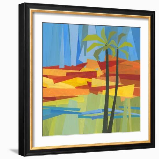 Traveling Tropical 2-Jan Weiss-Framed Art Print