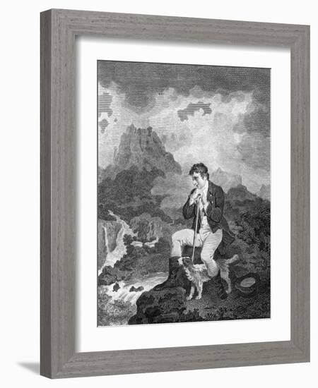 Traveller in Switzerland-F Wheatley-Framed Art Print