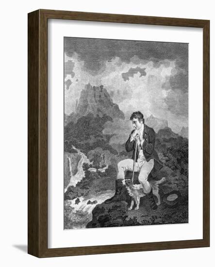 Traveller in Switzerland-F Wheatley-Framed Art Print