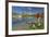 Traveller, Lake, Rautkofel, Schwalbenkofel, Langalm, South Tyrol, the Dolomites Mountains, Italy-Rainer Mirau-Framed Photographic Print