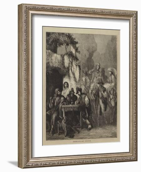 Travellers and Brigands-null-Framed Giclee Print