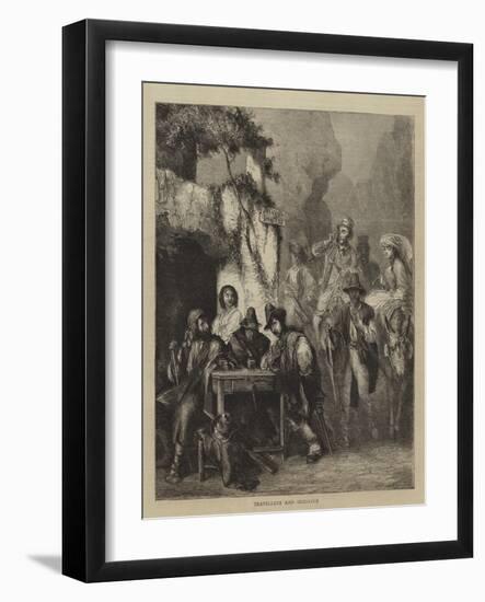 Travellers and Brigands-null-Framed Giclee Print