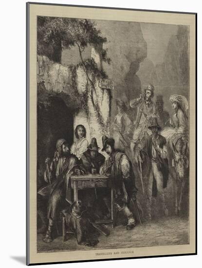 Travellers and Brigands-null-Mounted Giclee Print