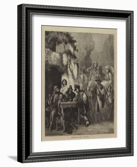 Travellers and Brigands-null-Framed Giclee Print