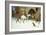 Travellers Entering the Courtyard of an Inn in Winter-George Wright-Framed Giclee Print