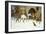 Travellers Entering the Courtyard of an Inn in Winter-George Wright-Framed Giclee Print