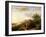 Travellers on a Path in an Extensive Rhineland Landscape-Barend Cornelis Koekkoek-Framed Giclee Print