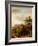 Travellers on a Path in an Extensive Rhineland Landscape-Barend Cornelis Koekkoek-Framed Giclee Print