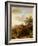 Travellers on a Path in an Extensive Rhineland Landscape-Barend Cornelis Koekkoek-Framed Giclee Print