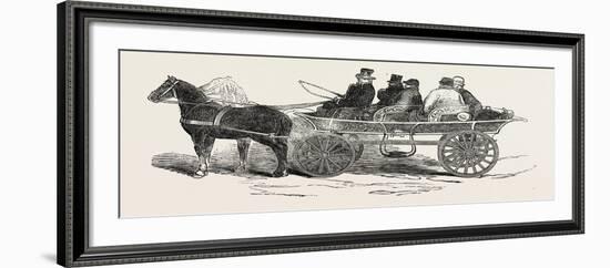 Travelling Carriage, Denmark, 1851-null-Framed Giclee Print