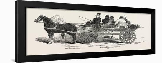 Travelling Carriage, Denmark, 1851-null-Framed Giclee Print