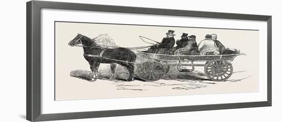 Travelling Carriage, Denmark, 1851-null-Framed Giclee Print