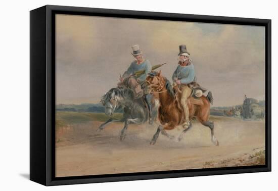 Travelling Companions, or a Scene on the Road in France-Charles Cooper Henderson-Framed Premier Image Canvas