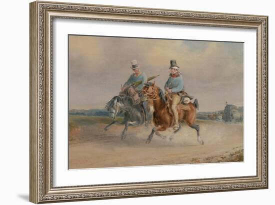 Travelling Companions, or a Scene on the Road in France-Charles Cooper Henderson-Framed Giclee Print