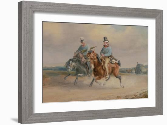 Travelling Companions, or a Scene on the Road in France-Charles Cooper Henderson-Framed Giclee Print