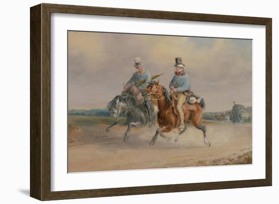 Travelling Companions, or a Scene on the Road in France-Charles Cooper Henderson-Framed Giclee Print