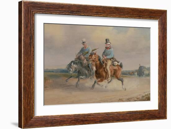 Travelling Companions, or a Scene on the Road in France-Charles Cooper Henderson-Framed Giclee Print