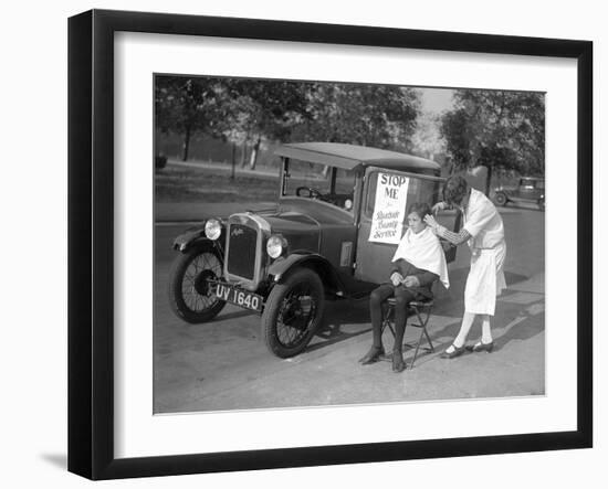 Travelling Hairdresser-null-Framed Photographic Print