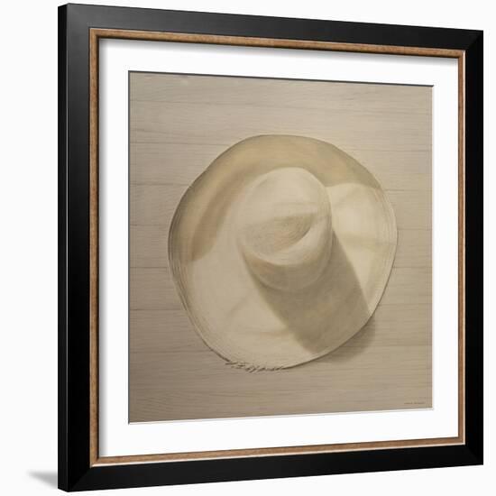 Travelling Hat on Dusty Table, 2010-Lincoln Seligman-Framed Giclee Print