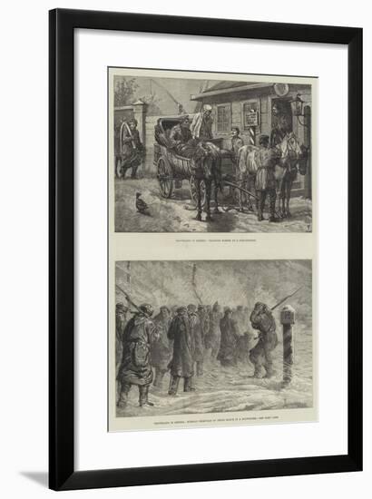 Travelling in Siberia-Johann Nepomuk Schonberg-Framed Giclee Print