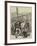 Travelling in Spain, a Train Attacked by Carlists-Joseph Nash-Framed Giclee Print