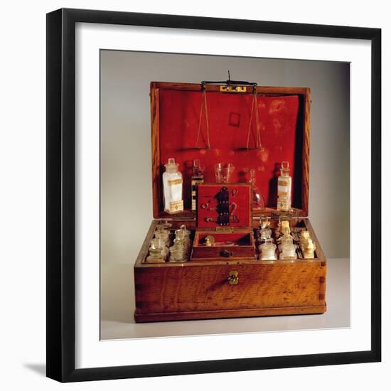 Travelling Pharmacy (Beech, Glass and Metal)-French-Framed Giclee Print
