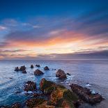 Rocks and Sea Stacks at Nugget Point Otago New Zealand, Sunrise-Travellinglight-Photographic Print