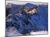 Traversing the Aonach Eagach Ridge Above Glencoe, Scottish Highlands-Paul Harris-Mounted Photographic Print