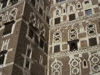 Architectural Detail, Old City, Sana'A, UNESCO World Heritage Site, Yemen, Middle East-Traverso Doug-Premier Image Canvas