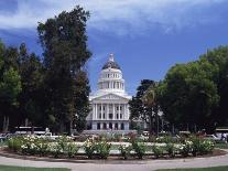 Exterior of the State Capitol Building, Built in 1874, Sacramento, California, USA-Traverso Doug-Framed Photographic Print