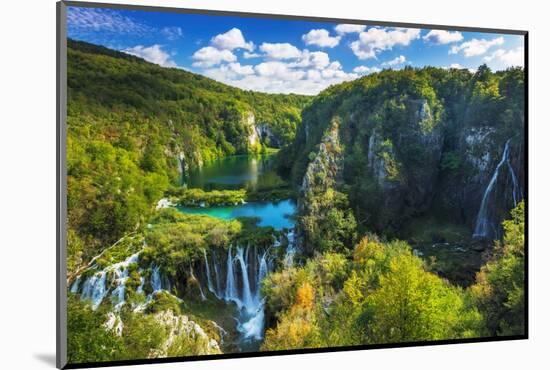 Travertine Cascades on the Korana River, Plitvice Lakes National Park, Croatia-Russ Bishop-Mounted Photographic Print