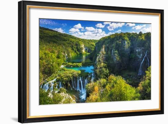Travertine Cascades on the Korana River, Plitvice Lakes National Park, Croatia-Russ Bishop-Framed Photographic Print