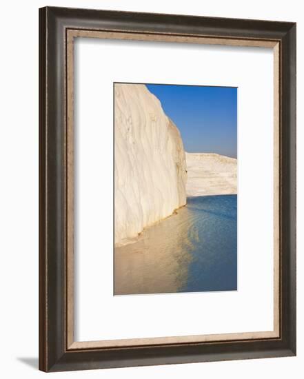 Travertine terraces of Pamukkale (UNESCO World Heritage Site), Turkey-Keren Su-Framed Photographic Print