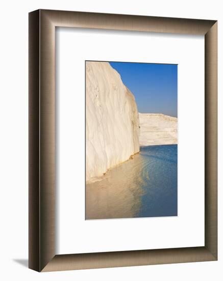 Travertine terraces of Pamukkale (UNESCO World Heritage Site), Turkey-Keren Su-Framed Photographic Print