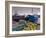 Trawler and Fishing Nets in Toftir Harbour, Toftir, Eysturoy-Patrick Dieudonne-Framed Photographic Print