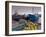 Trawler and Fishing Nets in Toftir Harbour, Toftir, Eysturoy-Patrick Dieudonne-Framed Photographic Print