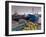 Trawler and Fishing Nets in Toftir Harbour, Toftir, Eysturoy-Patrick Dieudonne-Framed Photographic Print