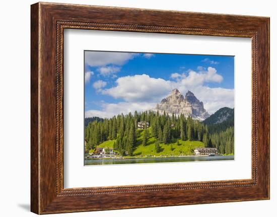 Tre Cime di Lavaredo, Lake Misurina, Province of Belluno, Italy-John Guidi-Framed Photographic Print