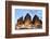 Tre Cime Di Lavaredo Mountain at Sunset, Sexten Dolomites, South Tyrol, Italy, Europe, July 2009-Frank Krahmer-Framed Photographic Print